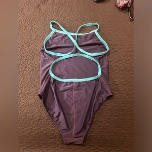 Women’s one piece, workout swimsuit, size XL. Blue/turquoise. Good shape.